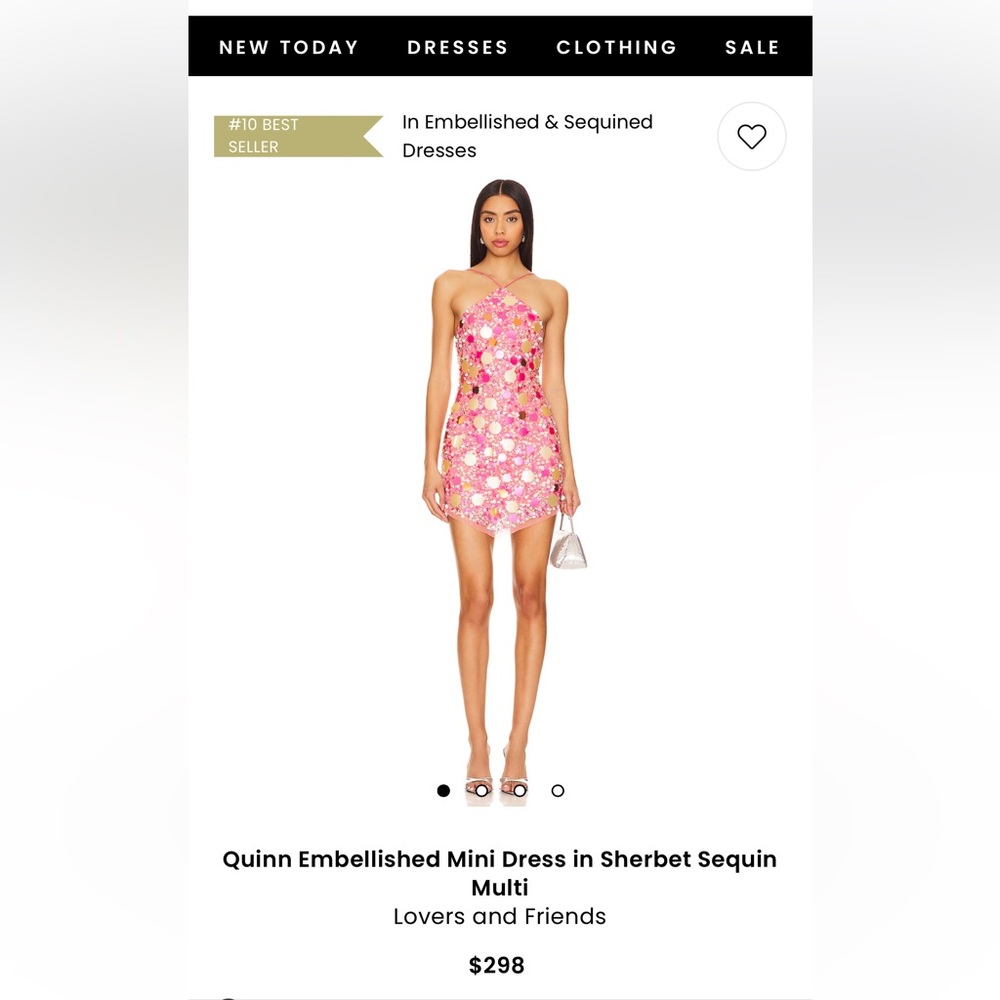 Quinn Embellished Mini Dress Lovers and Friends